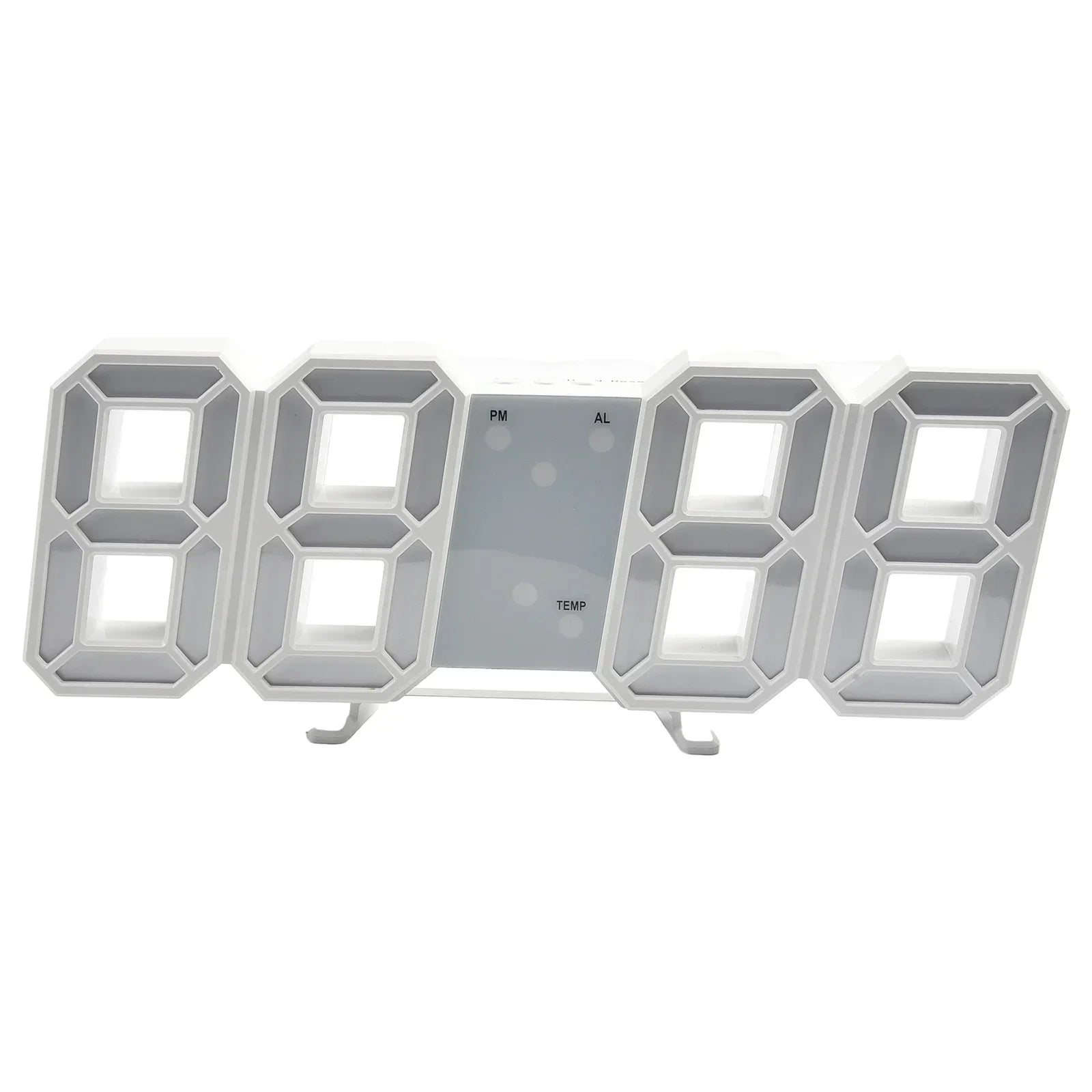 Glowdigit™ 3D LED Wall Clock – Modern Time, Bold Style